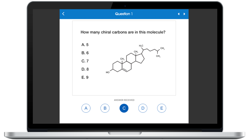 iClicker Student Web Screenshot