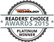 Campus Technology Platinum Winner 2015