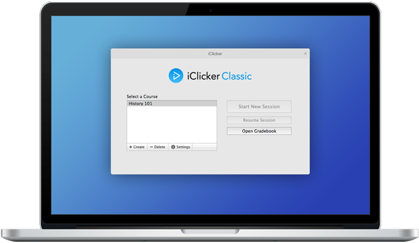 iClicker Classic Screenshot